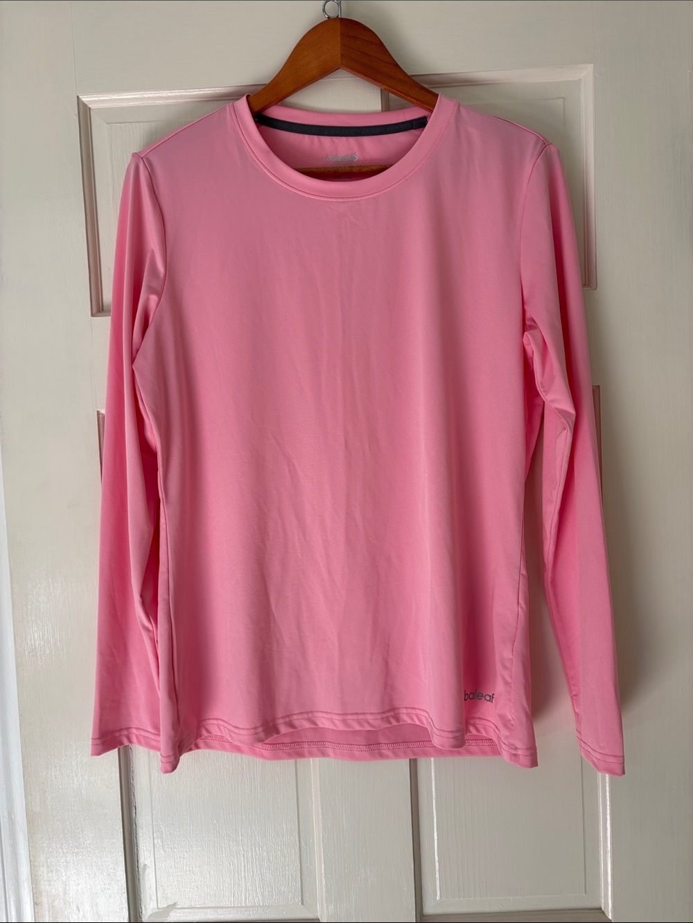 Baleaf Pink Long Sleeve Performance Tee